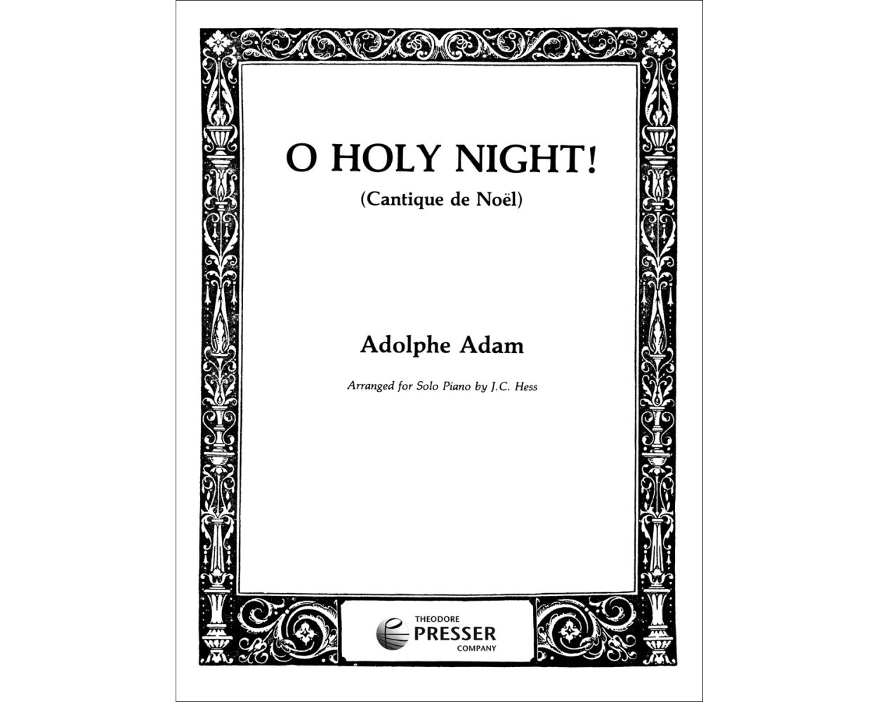 O Holy Night (Cantique de Noel - original key): : Adolphe Aram
